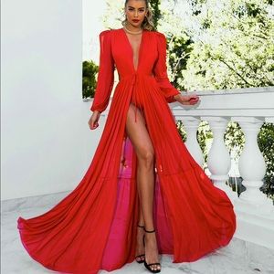 Stunning red dress !!! Used for photo shooting!!!